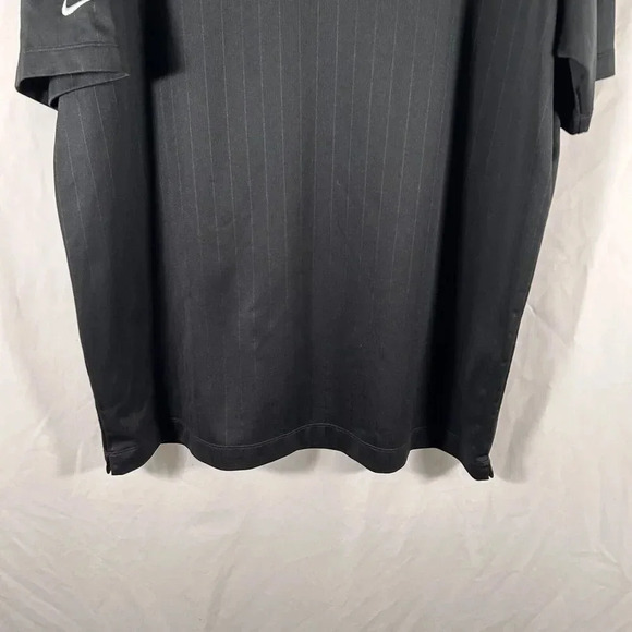 Nike Golf Cat Work Tools Polo Shirt Men's XXL Black Short Sleeve 1/4 Button - Picture 10 of 10